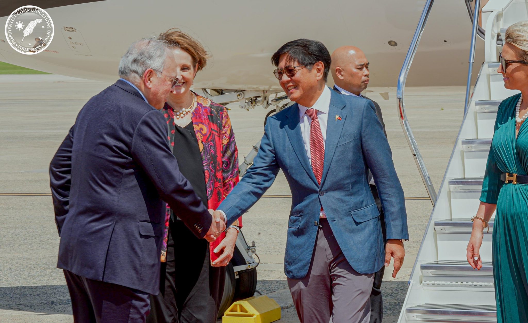 Arrival at Joint Base Andrews Airport