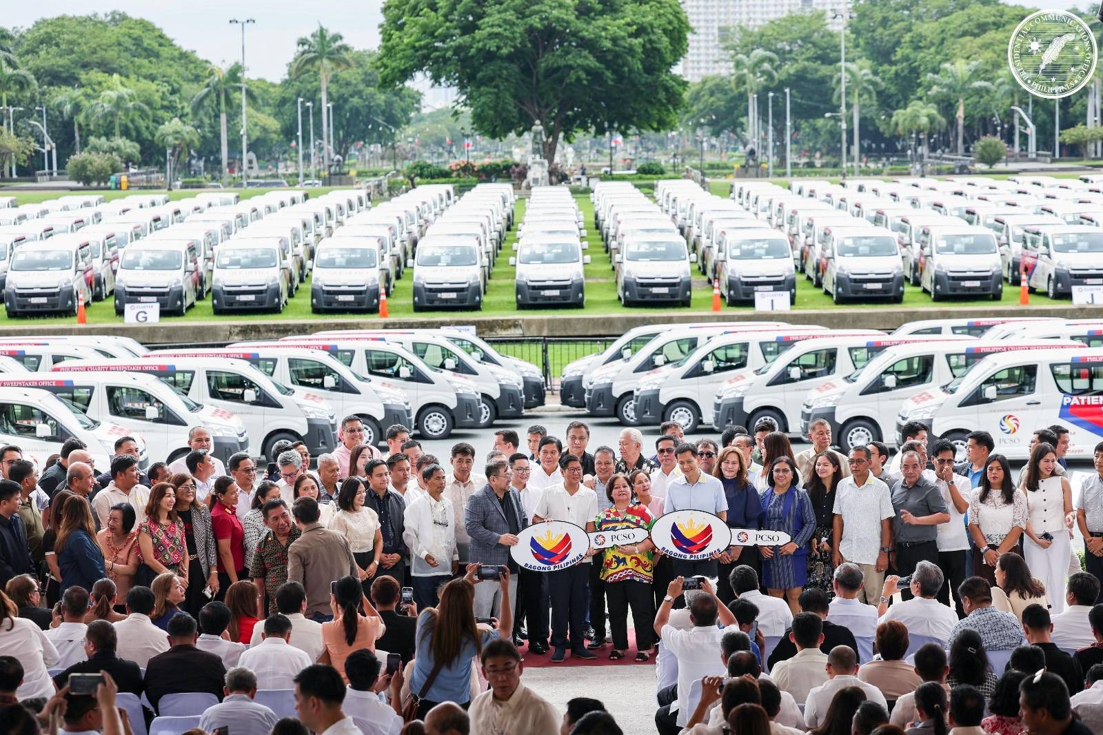 Distribution of Philippine Charity Sweepstakes Office (PCSO) Patient Transport Vehicles (PTVs) to Select Local Government Units (LGUs) in Luzon
